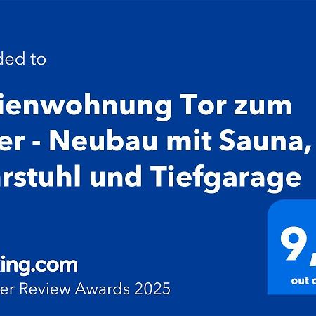 Ferienwohnung Tor Zum Meer - Neubau Mit Sauna, Fahrstuhl Und Tiefgarage Ostseebad Kühlungsborn Exterior foto