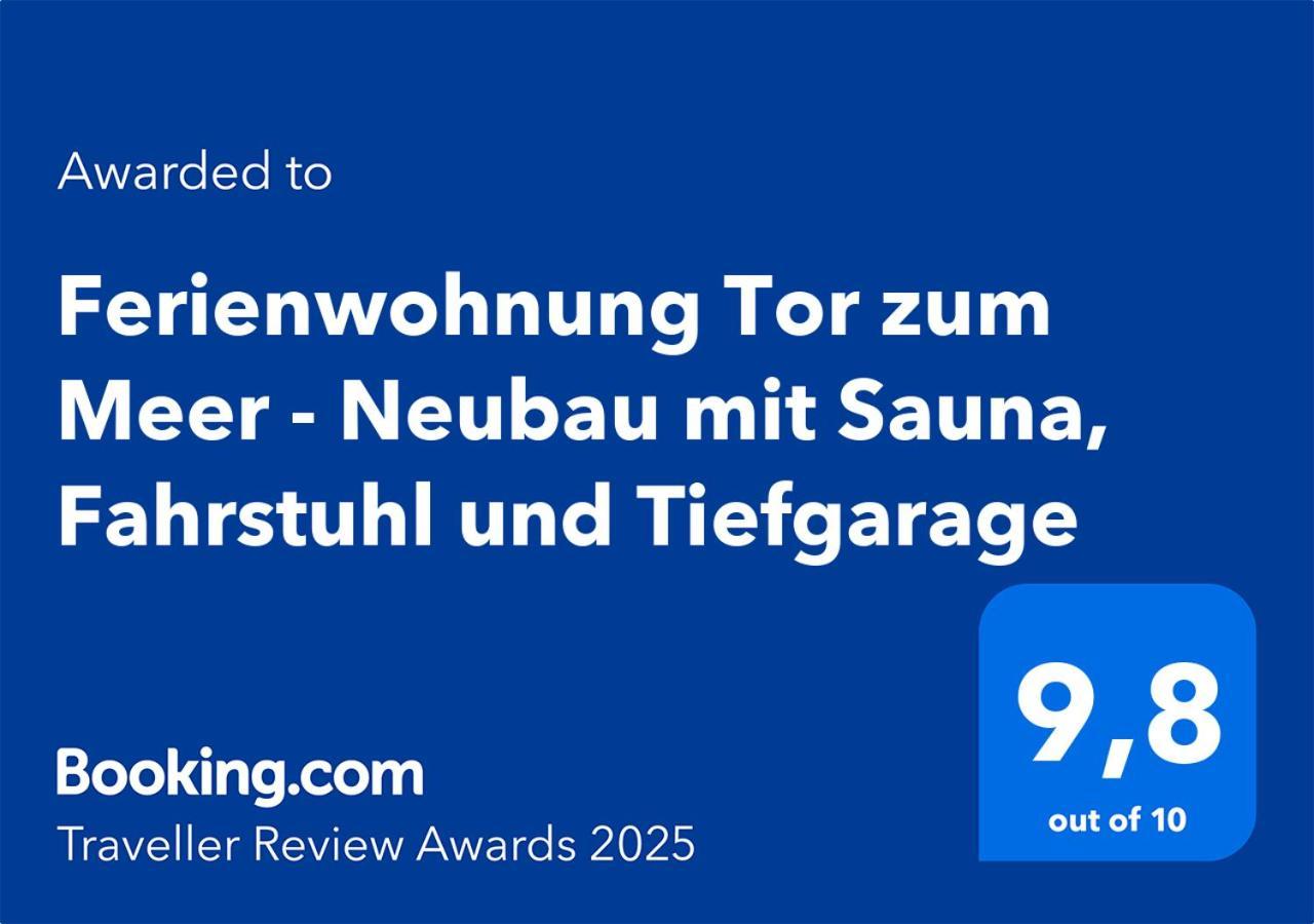 Ferienwohnung Tor Zum Meer - Neubau Mit Sauna, Fahrstuhl Und Tiefgarage Ostseebad Kühlungsborn Exterior foto